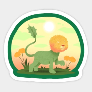 Dandy Lion Sticker